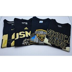 Army West Point Beat Navy Shirt Lot 4 Mens Medium USMA Nike Adidas Gildan